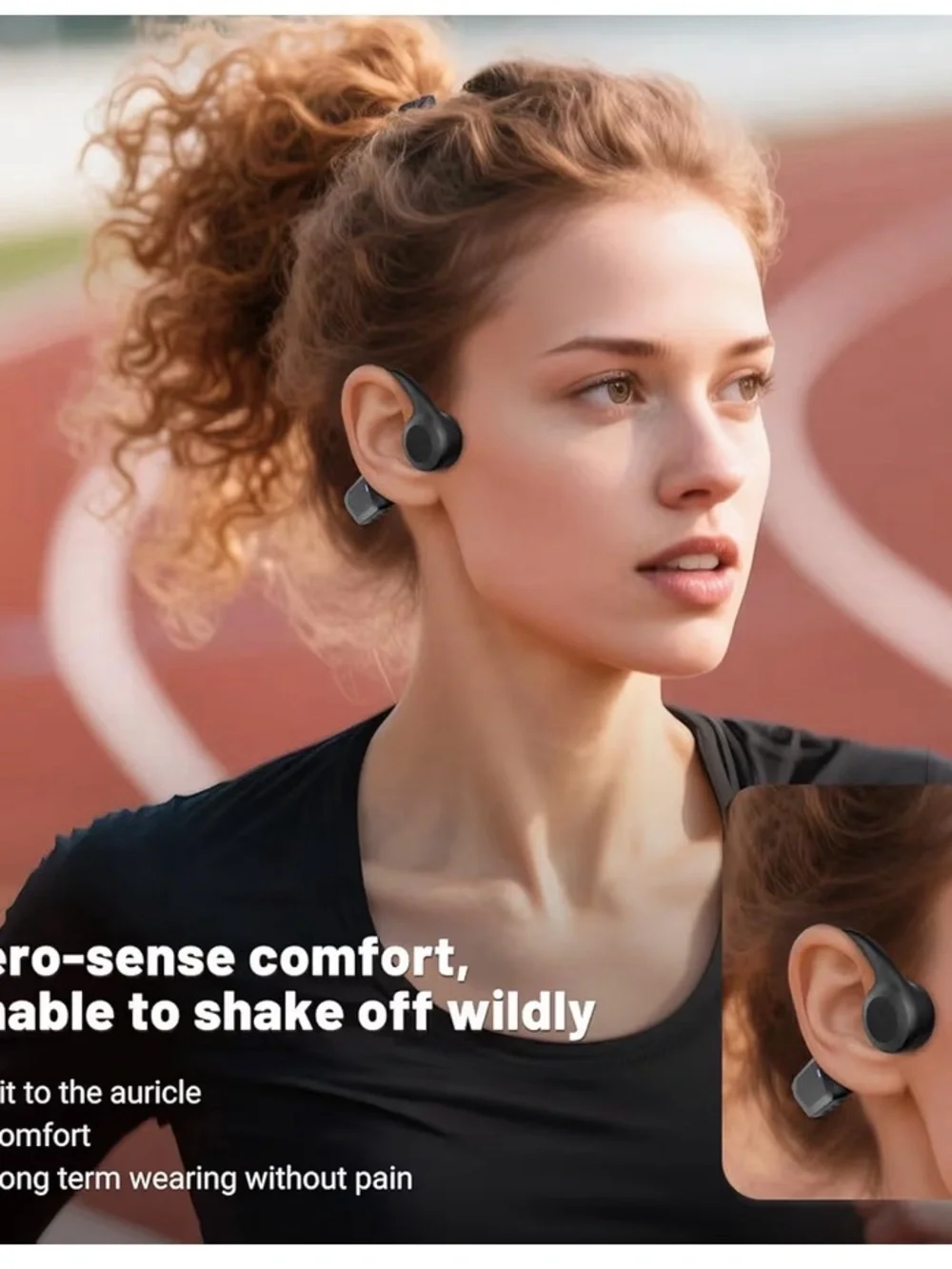 Gelecek Bone Conduction Headphones Bluetooth 6.0 Waterproof Open Ear